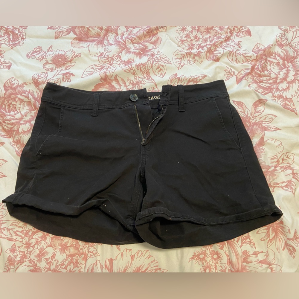 American Eagle Outfitters Black High Waist Shorts